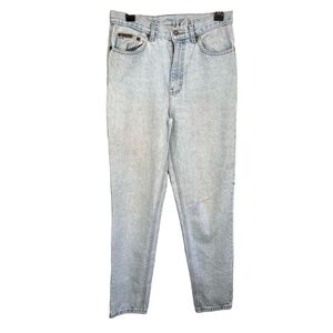 Vintage Calvin Klein Light Wash High Waisted Jeans Size 10 USA Made Cotton